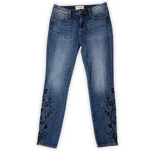 Driftwood Jackie‎ Embroidered Slim Jeans Size 27
